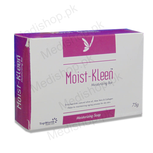 moist kleen moisturizing bar top worth pharma