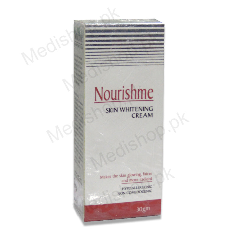 nourishme skin whitening cream fairness glowing rafaq pharma