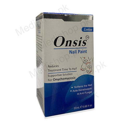 onsis nail paint reduces anti fungal softens the nails 20ml