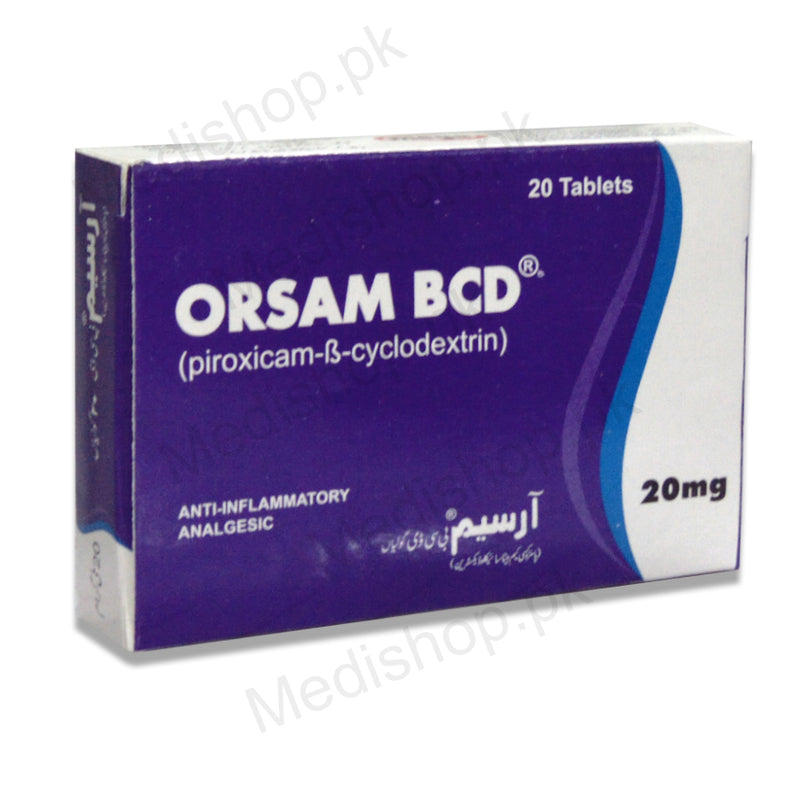 orsam bcd-piroxicam b cyclodextrin tablet