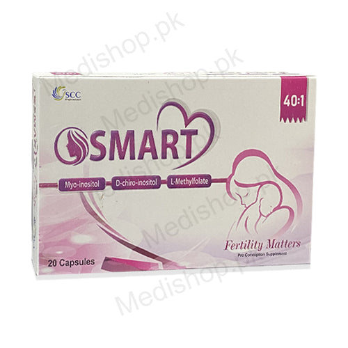 osmart capsules fertility matters myo inositol d chiro l methylfolate women care pregnancy scc pharma