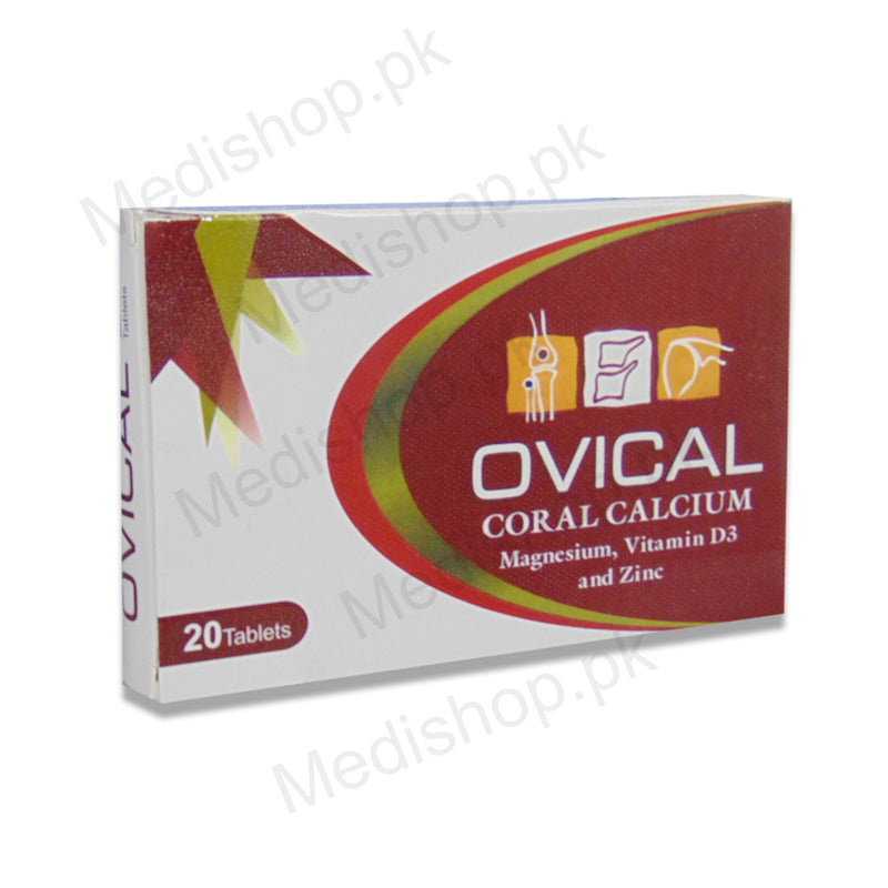    oviacl coral calcium magnesium vitamind3 zinc tablets