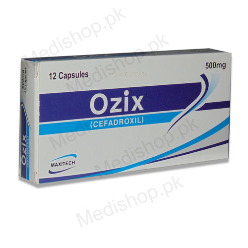ozix 500mg capsule cefadroxil maxitech