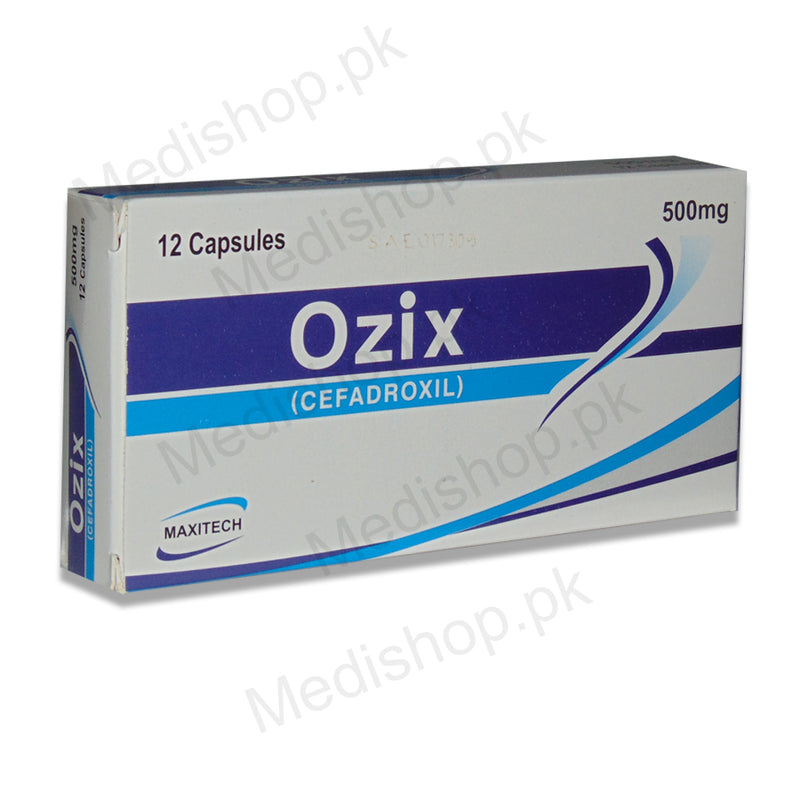 ozix 500mg capsule cefadroxil maxitech