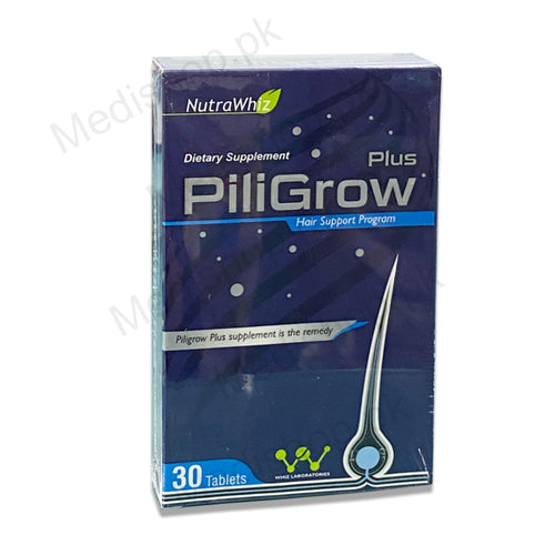    piligrow plus tablet dietry supplement whiz pharma hair loss tablets for men and women