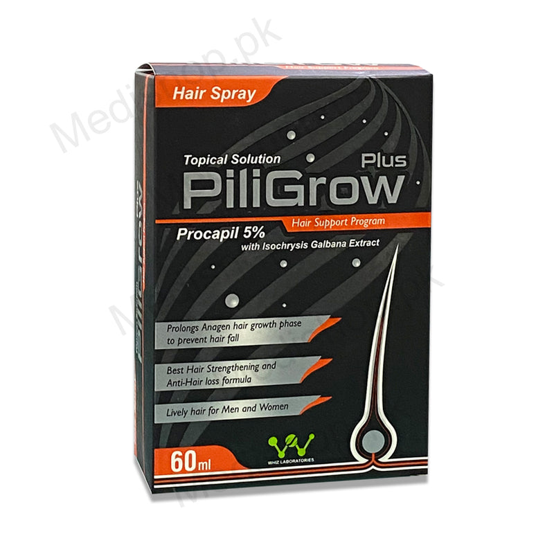 piligrwo plus hair spray 5 hair support program procapil whiz pharma for hair loss