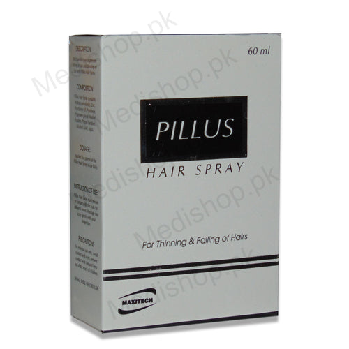 pillus hair spray for thining hair fall maxitech pharma