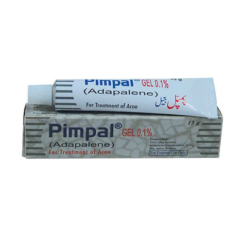 pimpal gel 0.1% adapalene brookes pharma acne care treatment