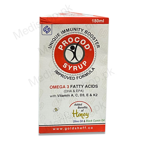 procod syrup 180ml omega 3 fatty acid gold sheff pharma