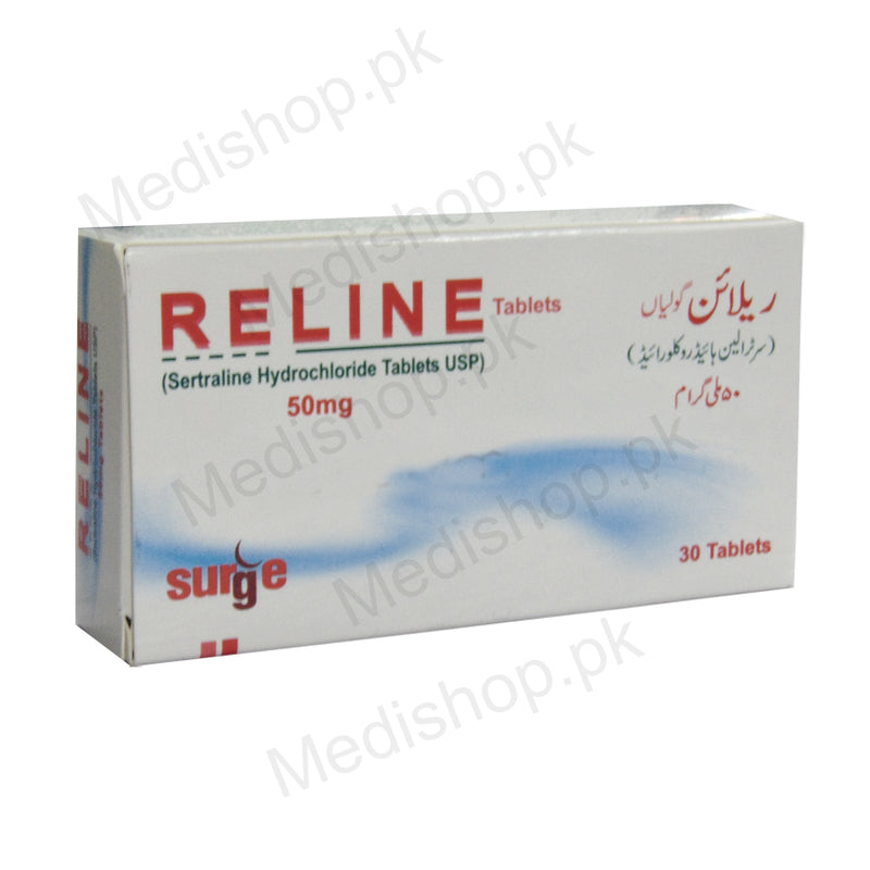 reline 50mg sertaline hydrochloride tablet surge pharma