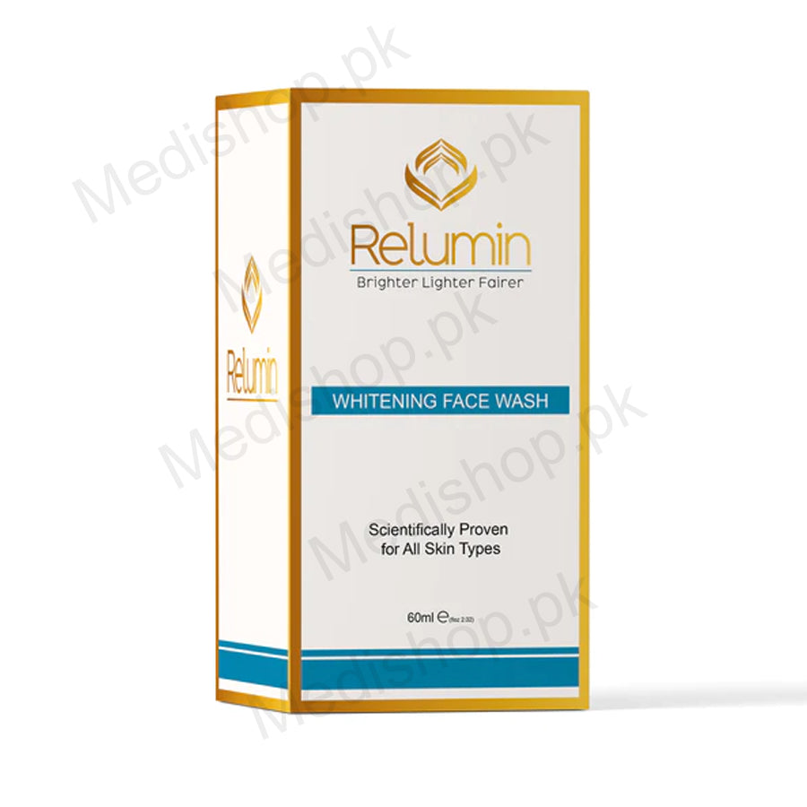 Relumin Whitening Face Wash 60ml – Medishop.pk