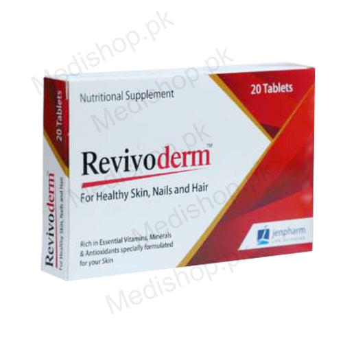    revoderm tablet for healthy skin nail hair jenpharm life science