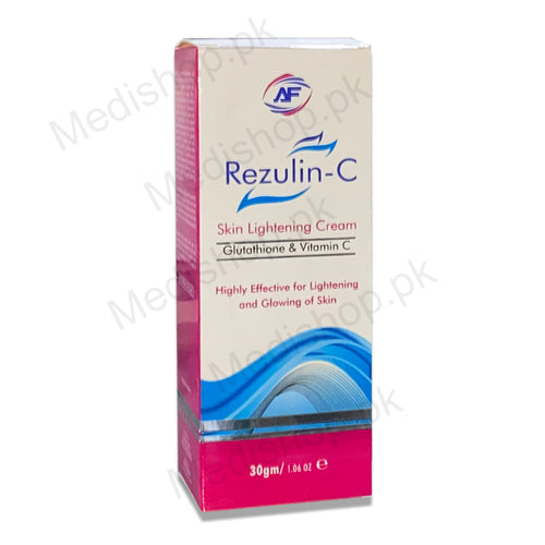 rezulin c skin lightening cream glutathione and vitamin c glowing skin