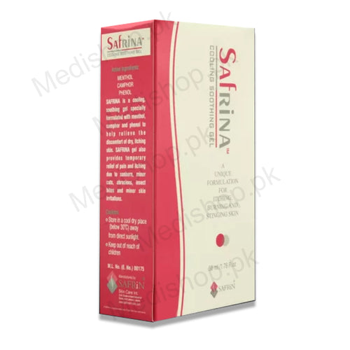 safrina cooling soothing gel