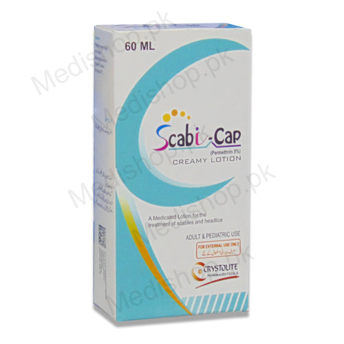 scabi cap premethin creamy lotion crystolite pharma