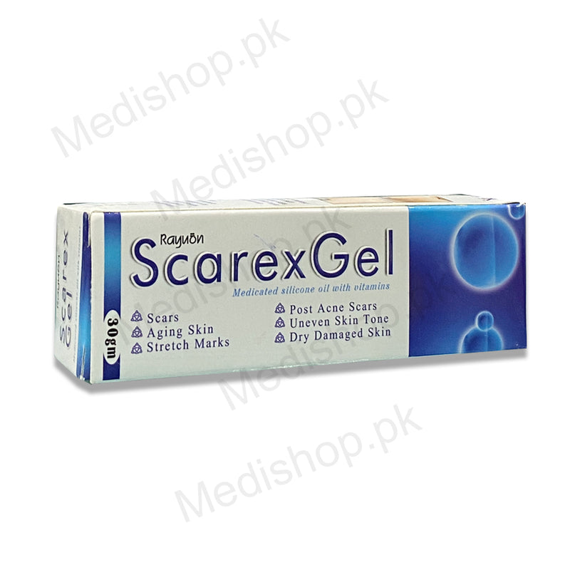     scarex gel scar aging skin strech marks rayuon pharma