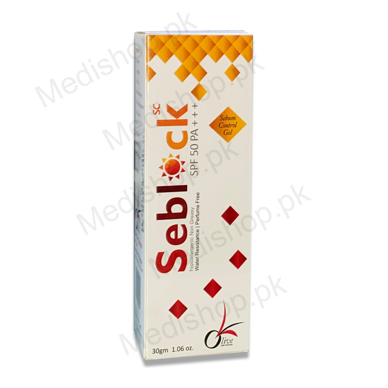 seblock spf 50 sebum control gel sunblock