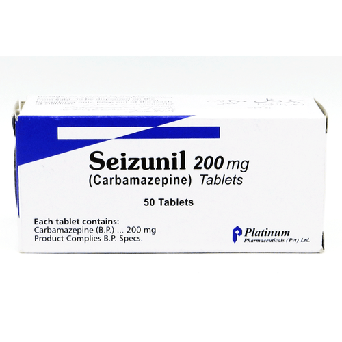 Seizunil Tablets 200mg Carbamazepine Platinum Pharmaceuticals
