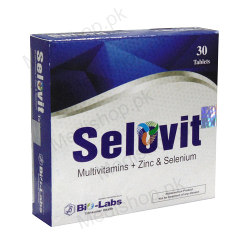     selovit multiviatmins zinc and selenium tablets bio labs