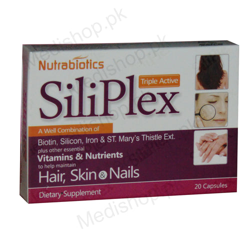 siliplex capsule hair skin nail vitmain nutrabiotics