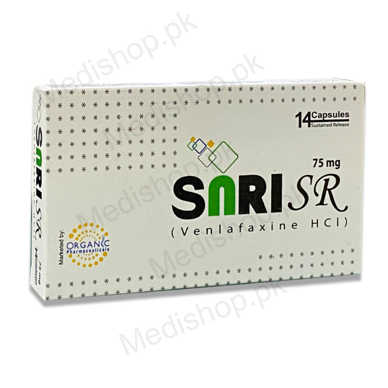 snri sr capsules venlafaxine organic pharma