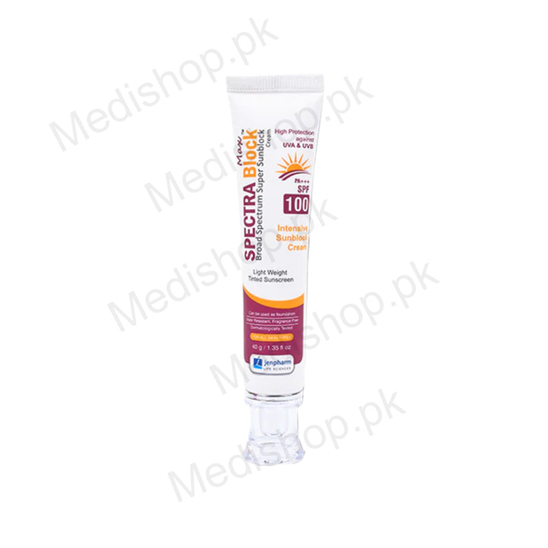 Spectrablock Max Spf 100 Sunblock โ Medishop.pk