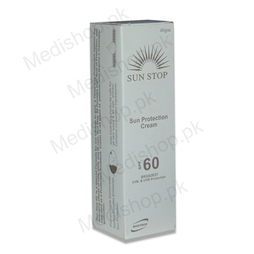    sun stop sunblock sun protection cream spf 60
