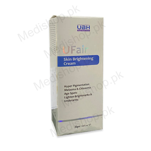 UFair Skin Brightening Cream 30gm melasma 60ml ubh pharmaceuticals