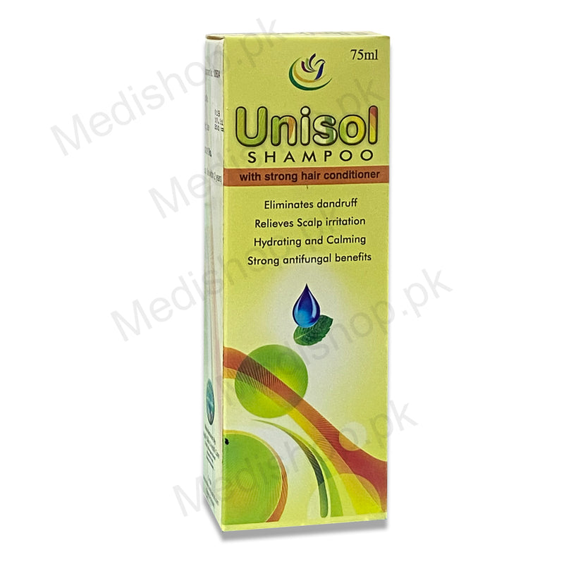 unisol shampoo 75ml dandruff Rayuon pharma