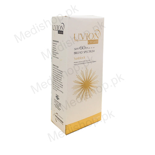 uvion spf 60 sunblock