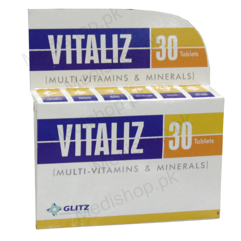 vitaliz tablet multi vitamin minerals glitz pharma