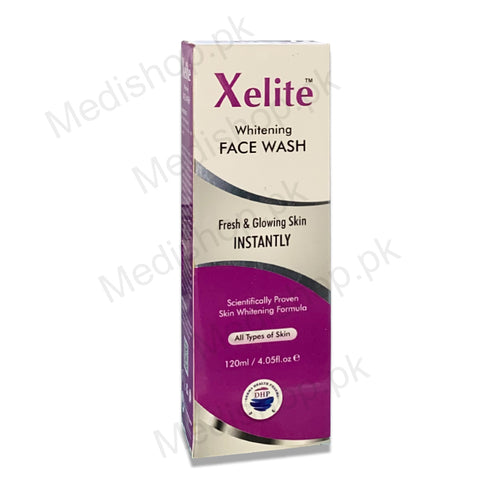 xelite whitening face wash for fresh glowing skin instantly derma health pharma