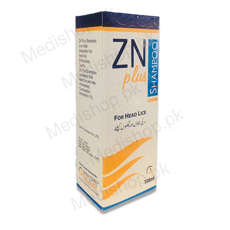 zn plus shampoo for head lice